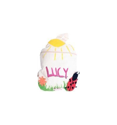 LOT 5 SAC A DOS COTON ECRU PM