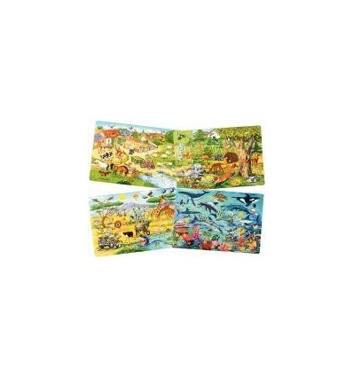 LOT 4 PUZZ CADRE CRT 35P ANIMO