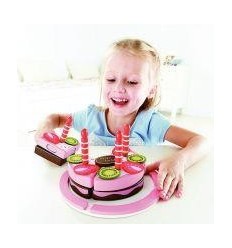 GATEAU D'ANNIVERSAIRE EN BOIS