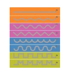 SET 8PISTE GRAPHIQUE 100X15 N1 2