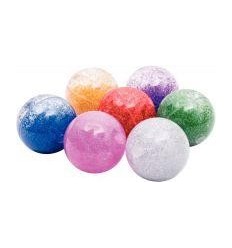 BTE 7 BALLES PAILLETTE D.6.5CM