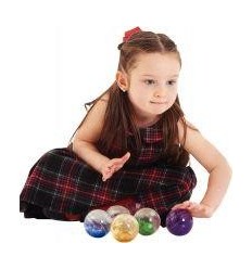 BTE 7 BALLES PAILLETTE D.6.5CM 2