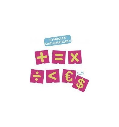 SET 23 CARTE TACTILE CHIFFRE