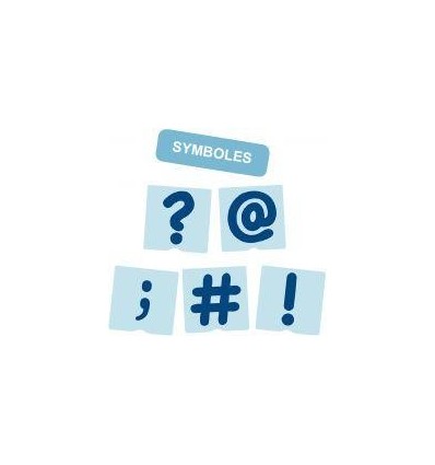 SET 34 CARTE TACTILE LETTRE