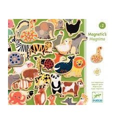 BTE 36 MAGNETS BOIS ANIMAUX