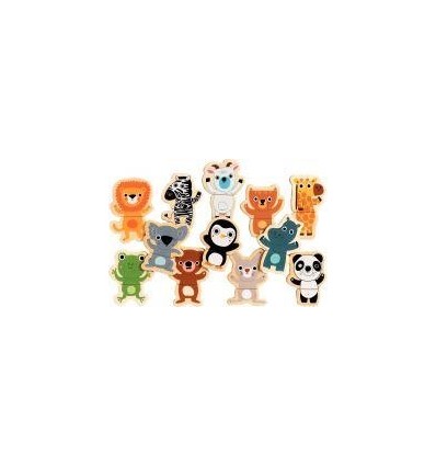 LOT 12 PUZZ MAGNET ANIMO ZOO