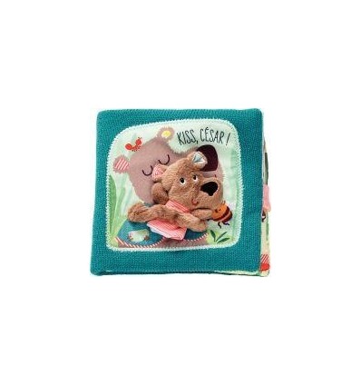 LIVRE TISSU OURS CESAR CALINS