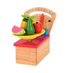 BALANCE EN BOIS POUR EPICERIE