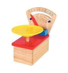 BALANCE EN BOIS POUR EPICERIE 2